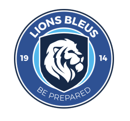 Sticker Lions Bleus - 1 EUR